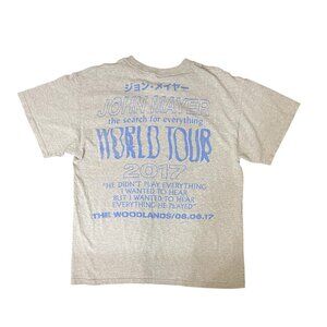 John Mayer 2017 World Tour Concert Tee | Graphic Band Shirt